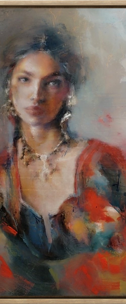 Scarlet Silk by Yuliia Kyrsanova