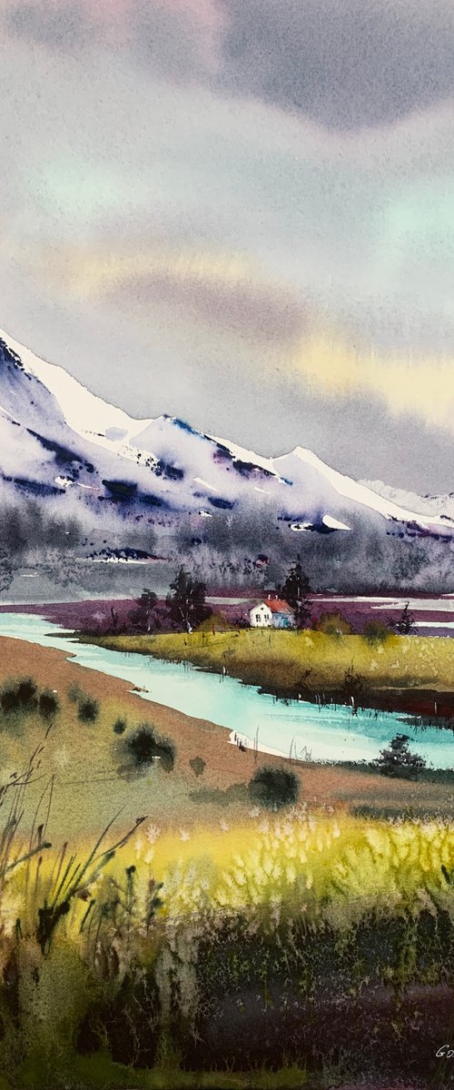 House in the mountains #3 by Eugenia Gorbacheva