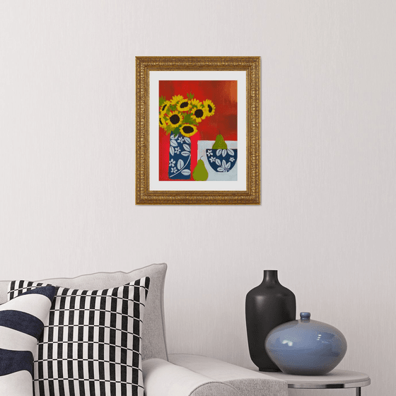 Still Life with Sunflowers