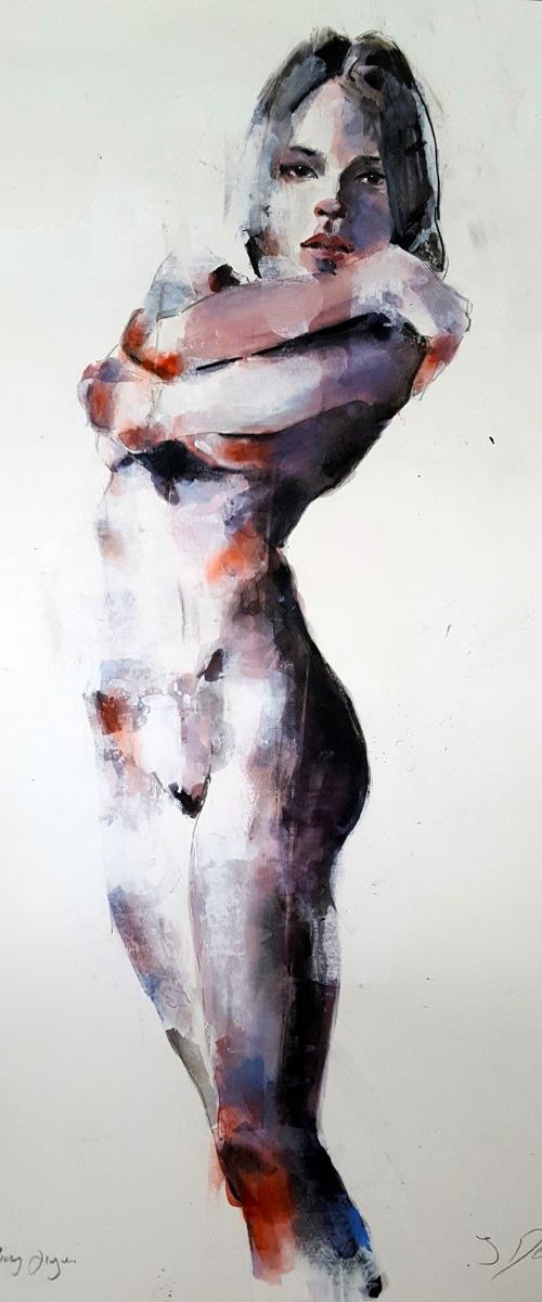 6-9-17 standing figure by Thomas Donaldson
