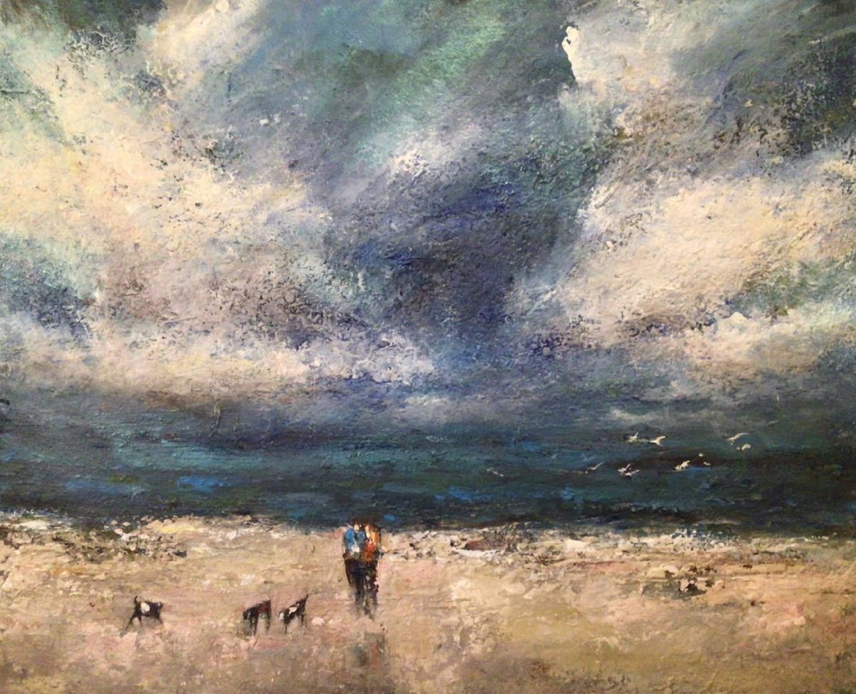 WALK ON THE BEACH by Roma Mountjoy