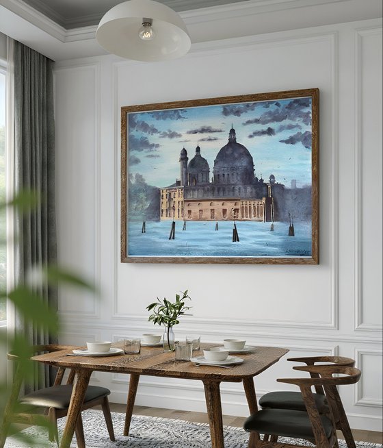 Warm Foggy Sunrise in Venice