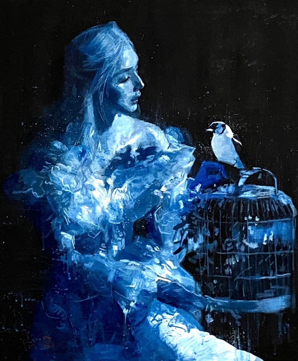  Whispers In The Blue Night By Paul Cheng, 20 X 24, Artwork For Sale On Artfinder