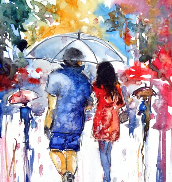 Walk in rain II