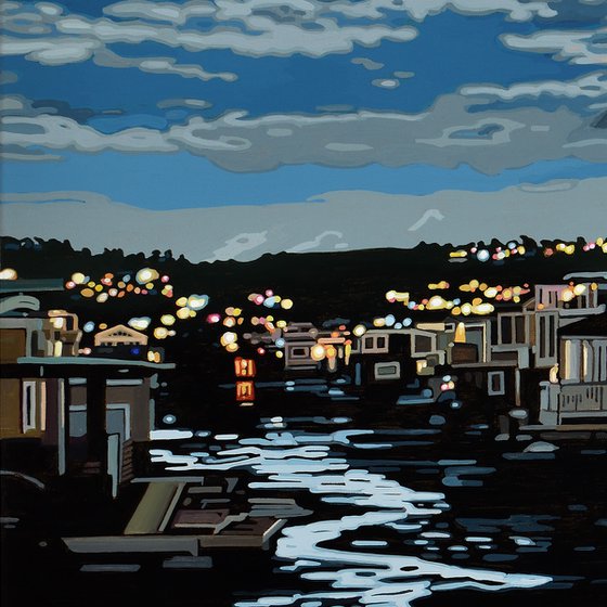 Houseboats At Low Tide