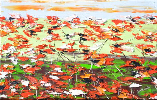 A Meadow Full Of Poppies 1 by Daniel Urbaník