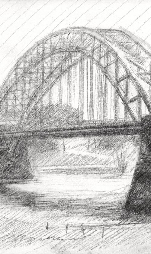 Bridge over the river Waal at Nijmegen - 21-04-14 by Corné Akkers