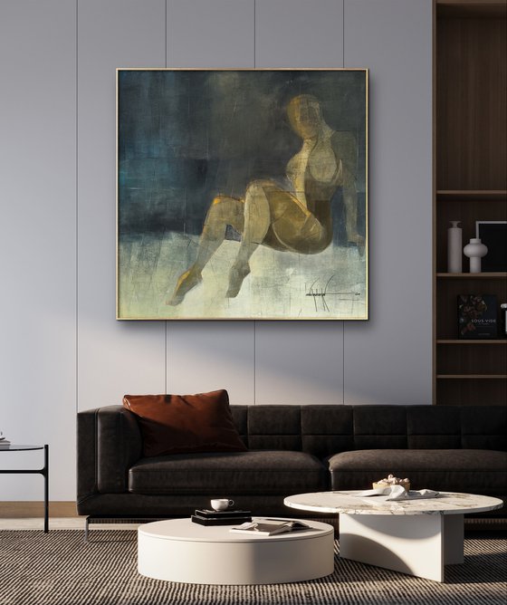 Contemplation in Blue