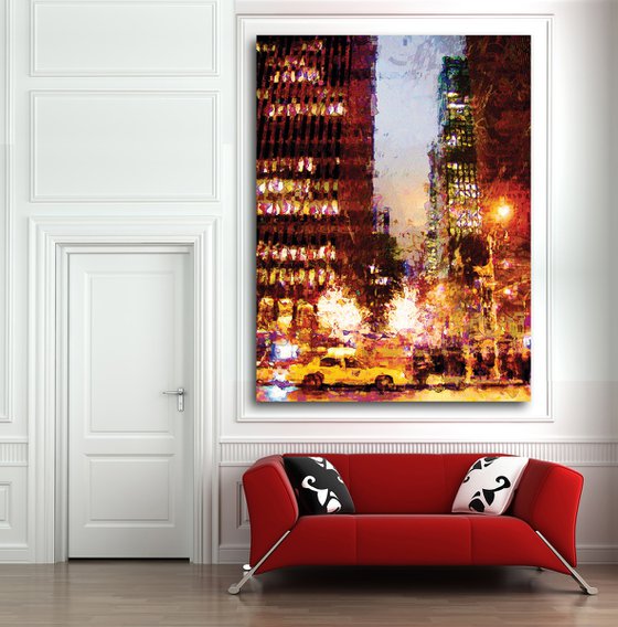 Lugares de la gran manzana 4/XL large original artwork