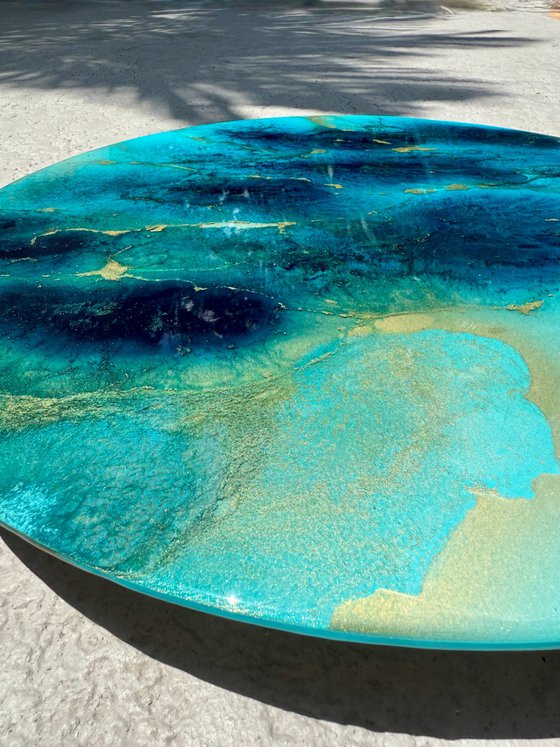 Golden Halo, Blue Depth #1