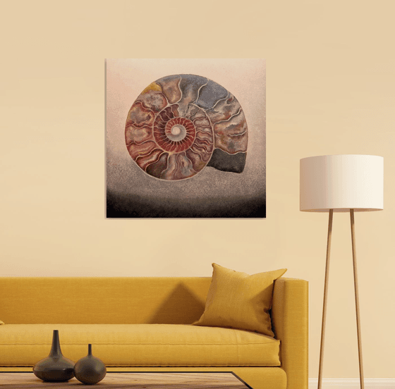 Silvery Ammonite