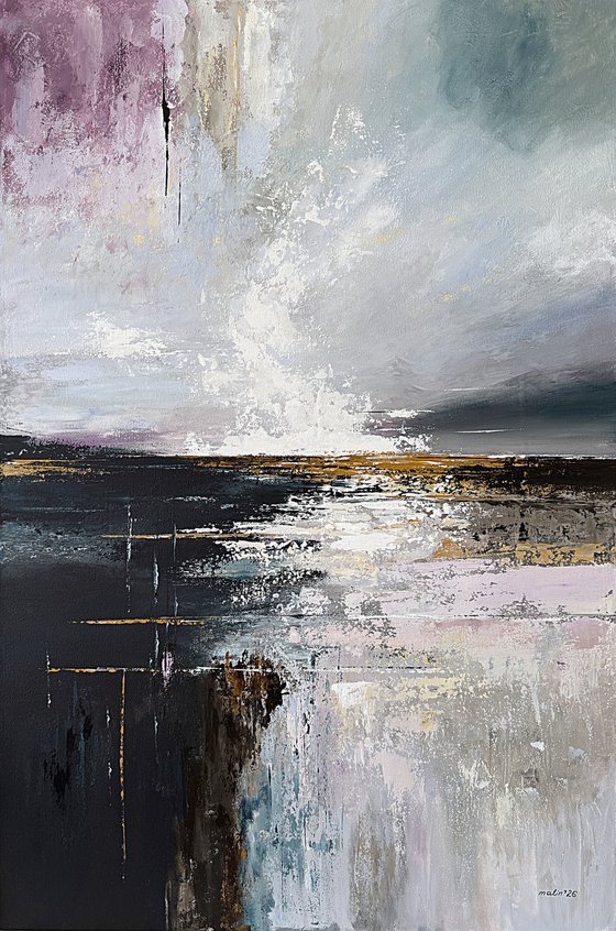 Violet Driftlight-Clouds wall art