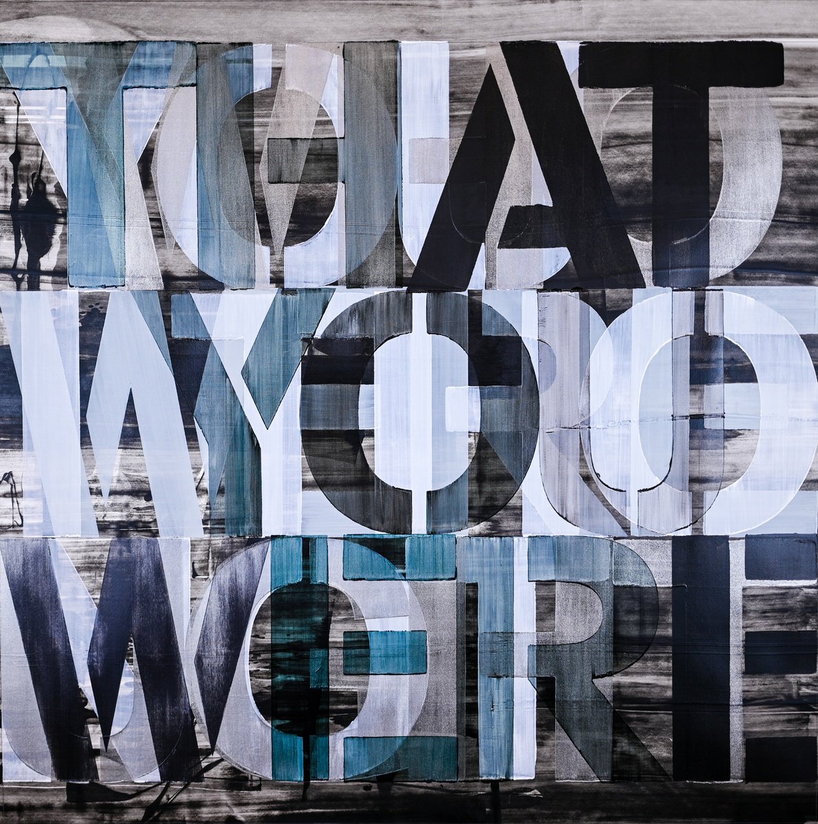 Abstract Acrylic Painting By Niki Hare, 39 X 39", That You Were, Original Artwork