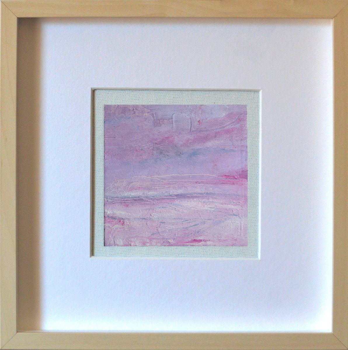 Organic Abstract Oil Painting By Cristian Valentich, 9 X 9, Variations 2, Original Artwork