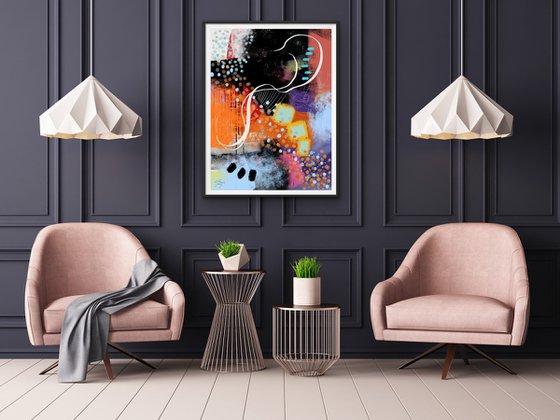 Où serons-nous demain? - Abstract artwork - Limited edition of 1