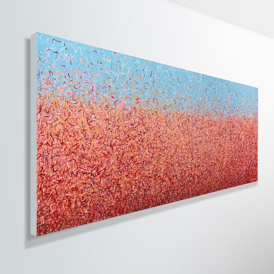 Neon Oondiri 152 x 61cm acrylic on canvas