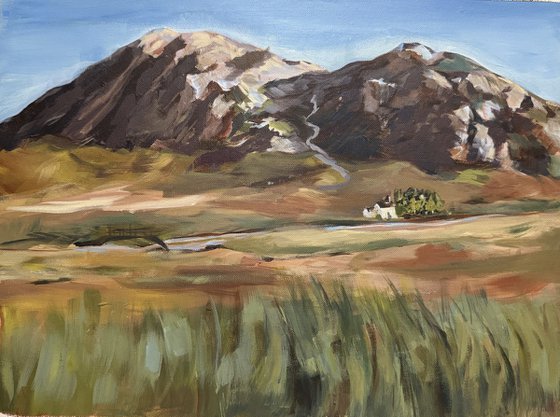 Highland Solitude|Original Acrylic Painting