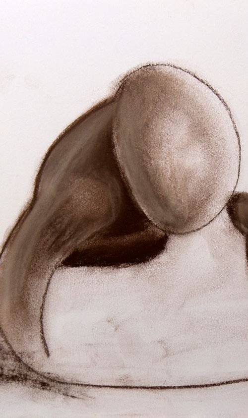 Abstract Figure Charco... by Ryan  Louder