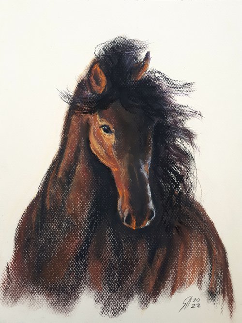 Horse I /  ORIGINAL PAINTING by Salana Art Gallery