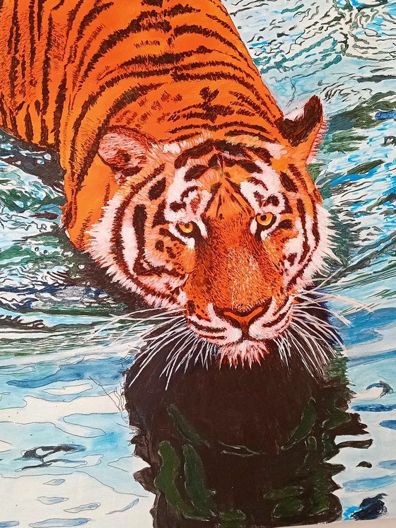 Floating Tiger