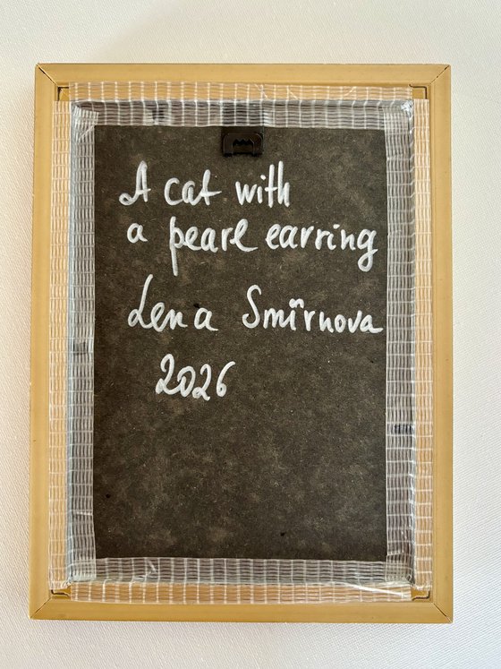 Cat with a pearl earring #26