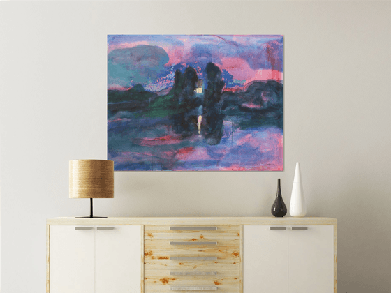 Landscape. Twilight Time.