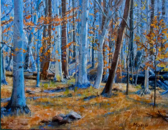 Forest colors - 25x30 CM OIL PAINTING