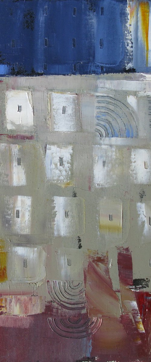 city.evening lights by Lesya Ros