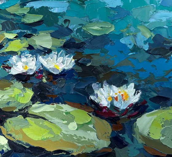 "Water lilies on Lake Bled"