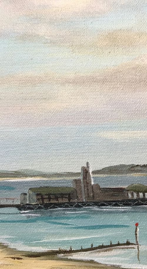 Bournemouth pier from the clifftop by Marja Brown