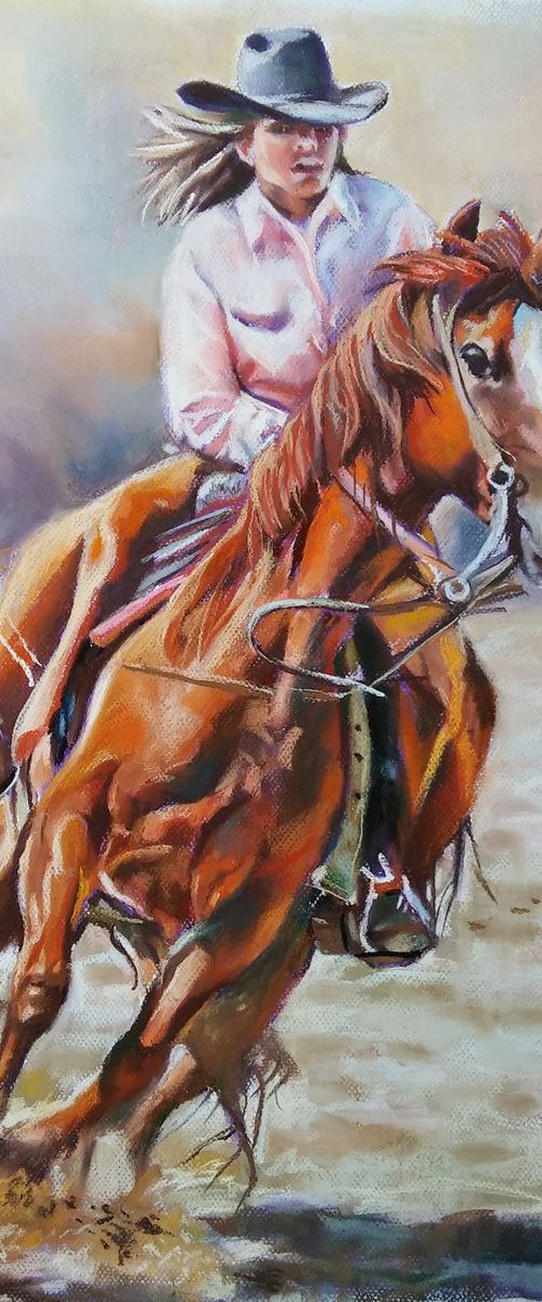 Rodeo rider by Magdalena Palega