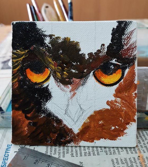 The Owl- Eurasian Eagle Owl