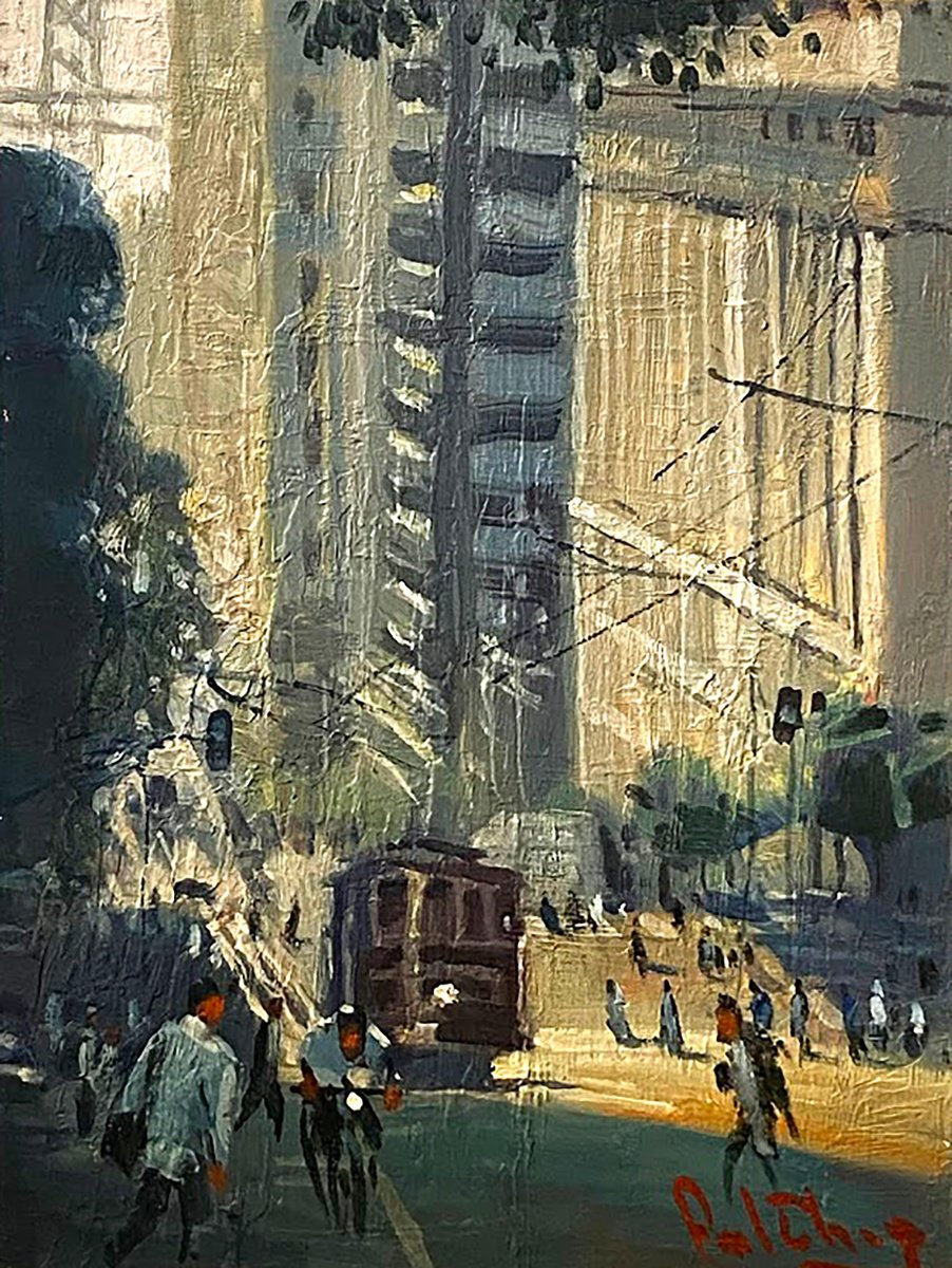 【F50号】sunday park サンデーパーク原画 oil painting 8376087-HSC00923-8.jpg