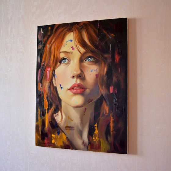 Contemporary woman portrait
