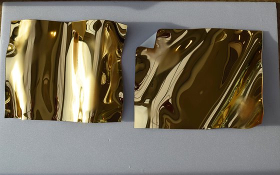 Golden Scattered leaves