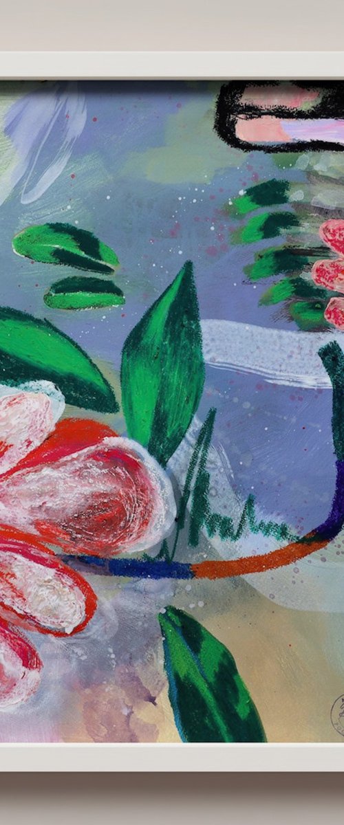 Abstract Expressionism - Bruised emotions 03 by Poovi Art