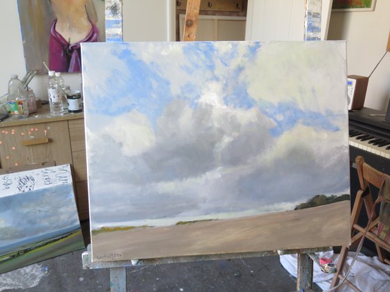 Clouds above the Wolds