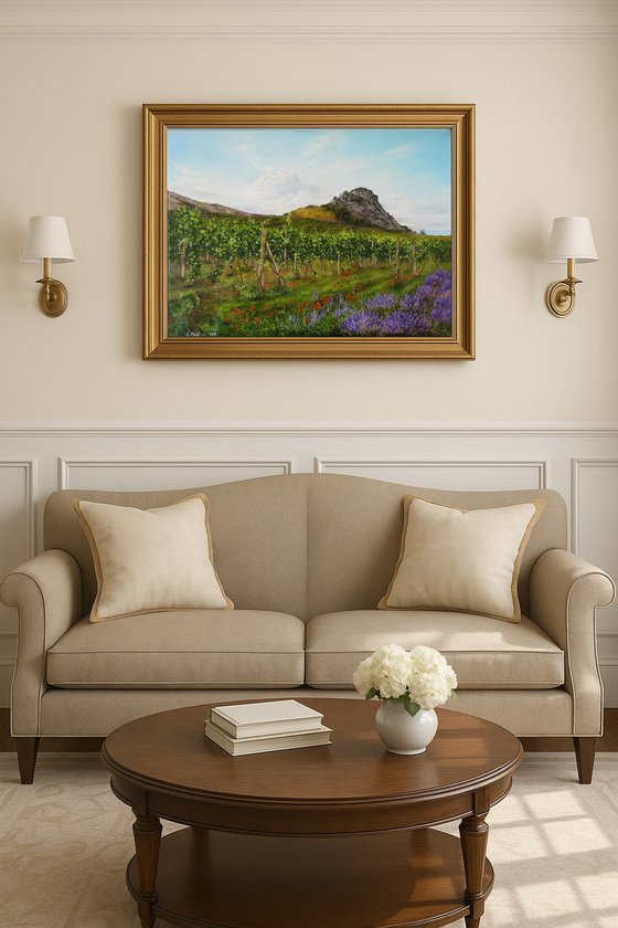 Lavender Field and Vineyard