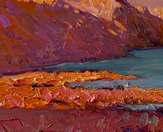 Evening on Pacific Ocean