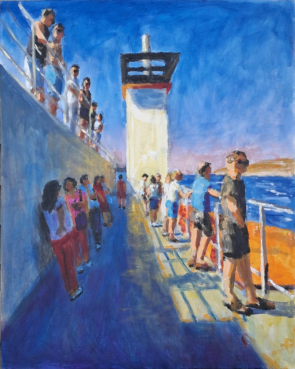  The Arrival By Dimitris Voyiazoglou, 17 X 20, Artwork For Sale On Artfinder