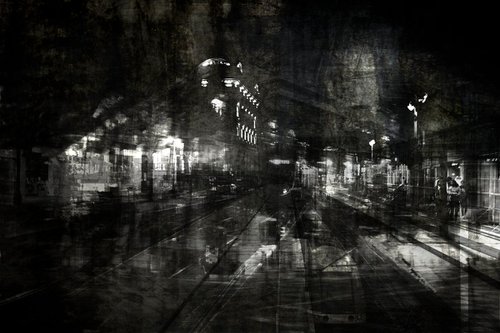Traffic Nocturne by Philippe berthier
