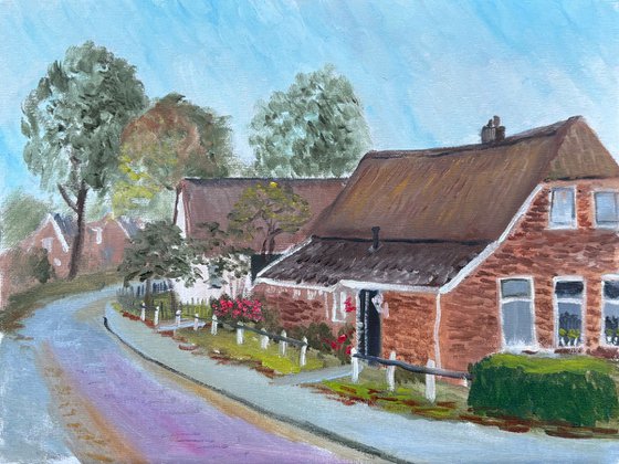 Street in Dalen, Dutch village