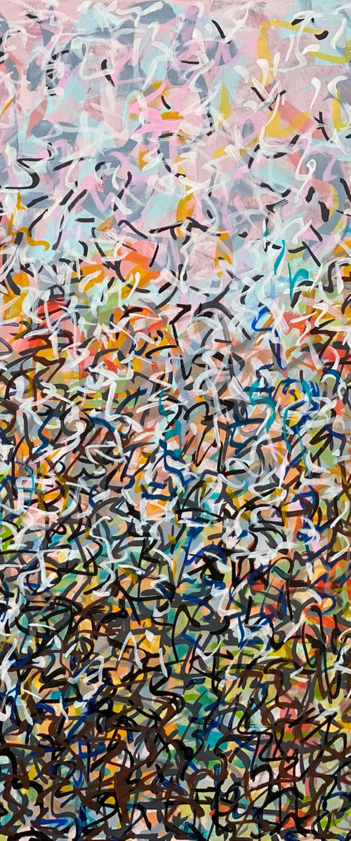 Nature's Party 76 x 76cm by George Hall
