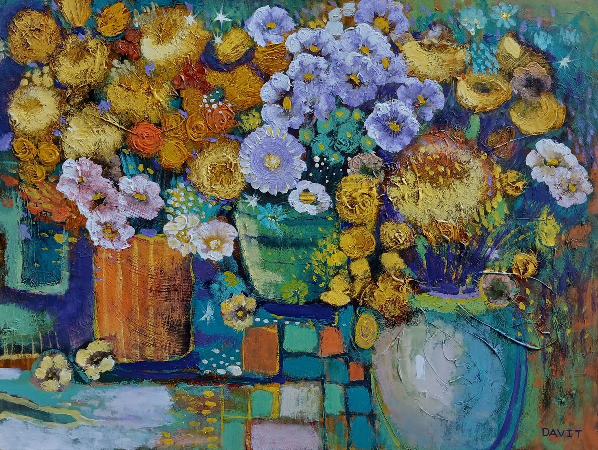 Vessels Of Spring By Davit Arstamyan, 31 X 24, Artwork For Sale On Artfinder