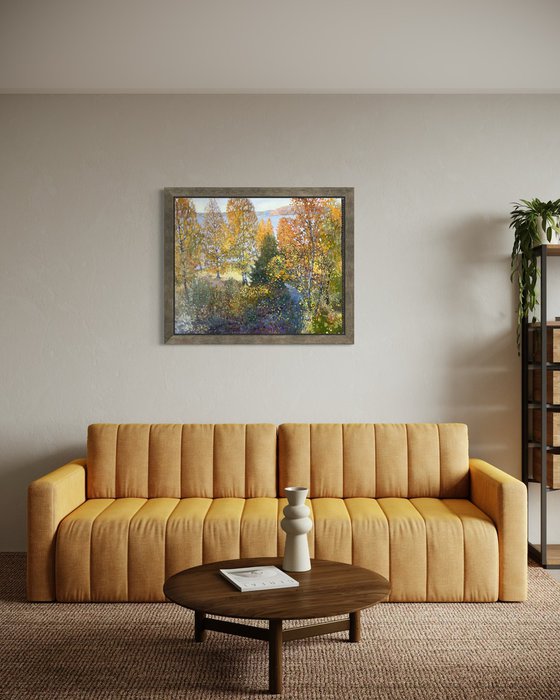 Soft autumn near the fjord