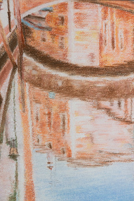 Reflections in a Venice canal