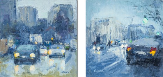 Diptych (urban landscape)