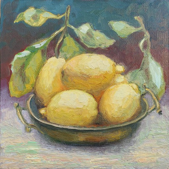 Still-life fruits "Lemons"