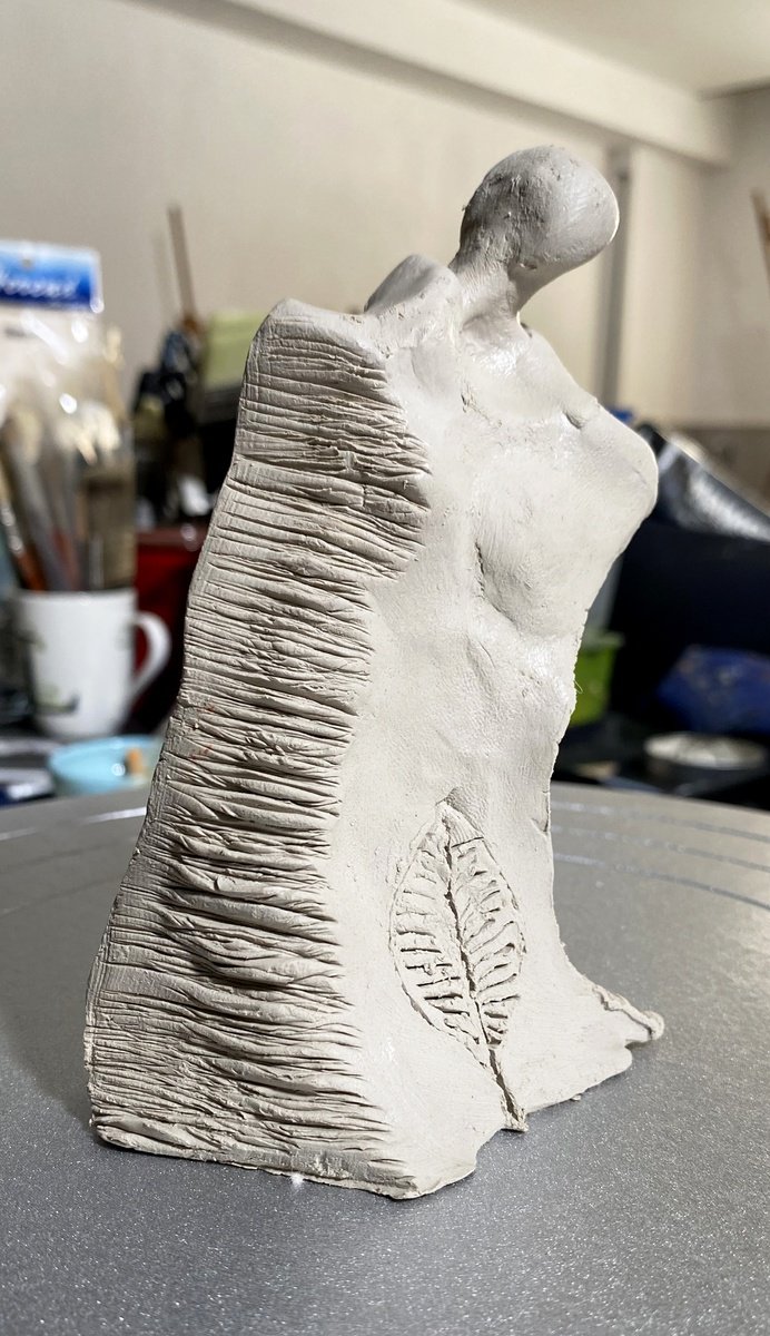 Abstract Clay Sculpture , Una Donna By YS?rei, 4 X 5, Artwork For Sale On Artfinder