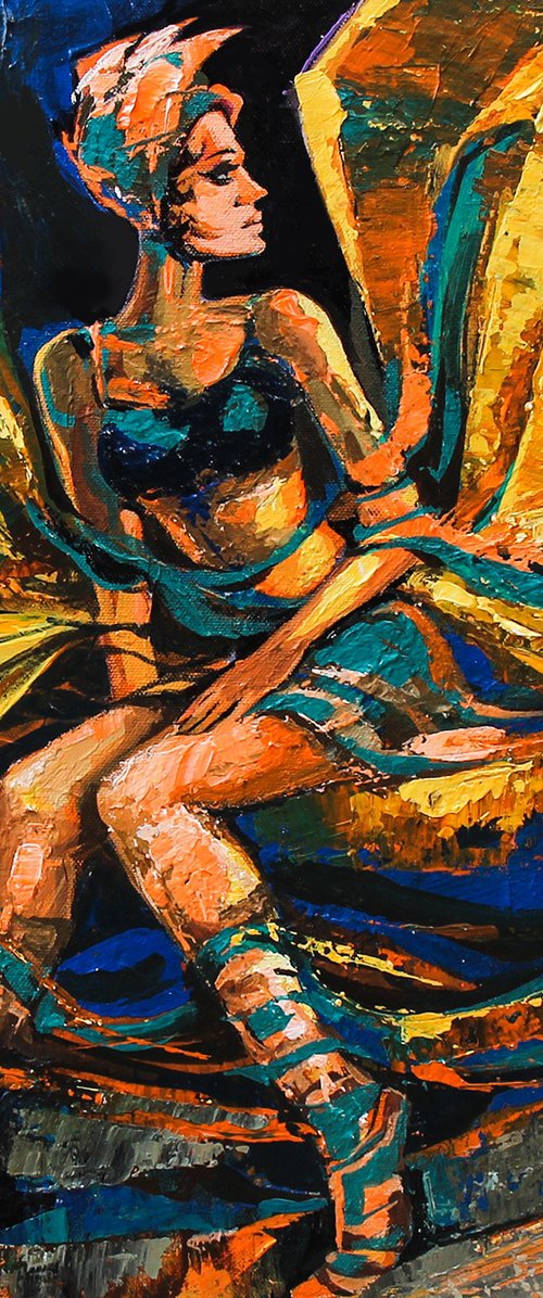 The Golden wings by ARTIST GURDISH PANNU